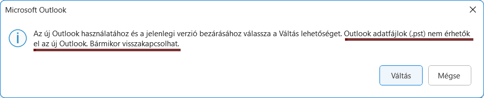 Outlook beszélmi mádzsár